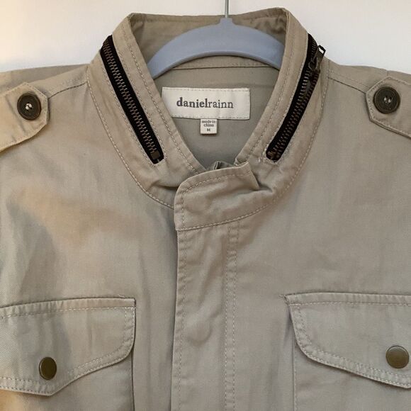 DANIEL REINN Cargo/safari jacket with black sleeves. Size M - Picture 14 of 14
